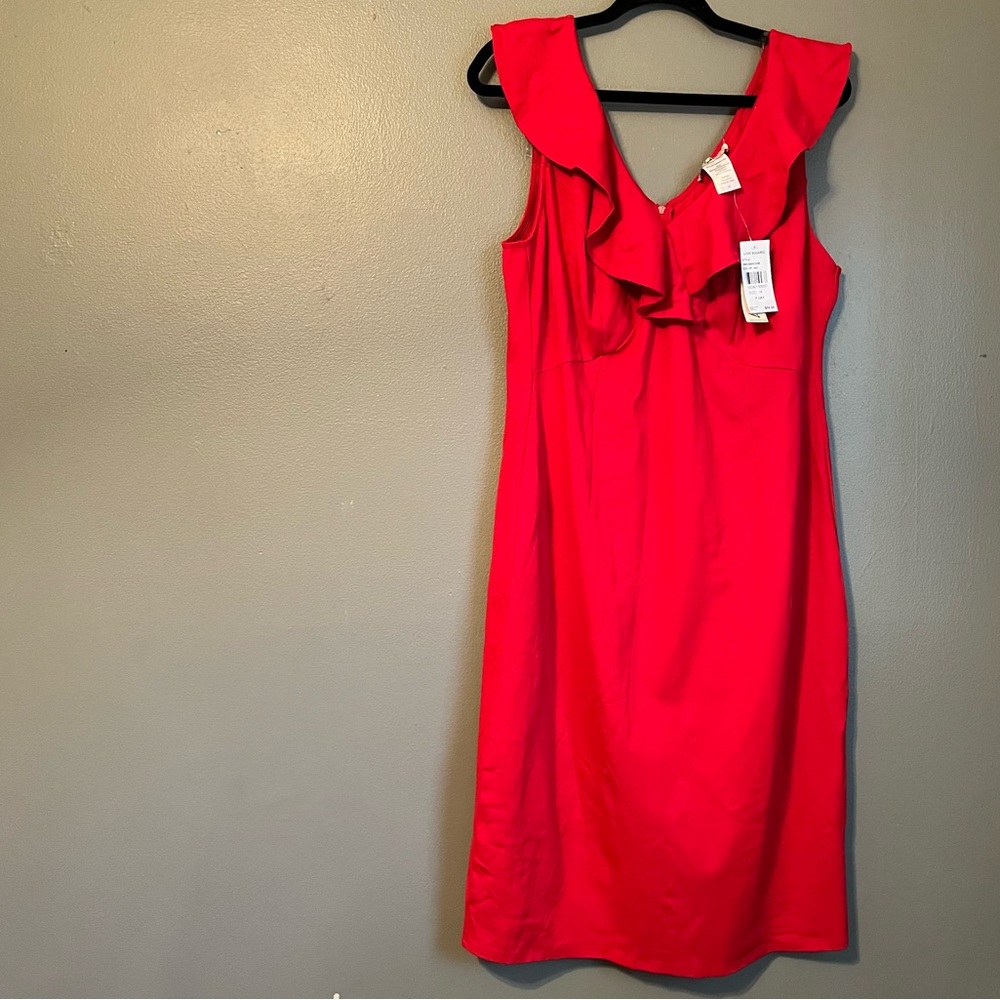 NWT Love Squared Sz 1X Red Midi Dress!